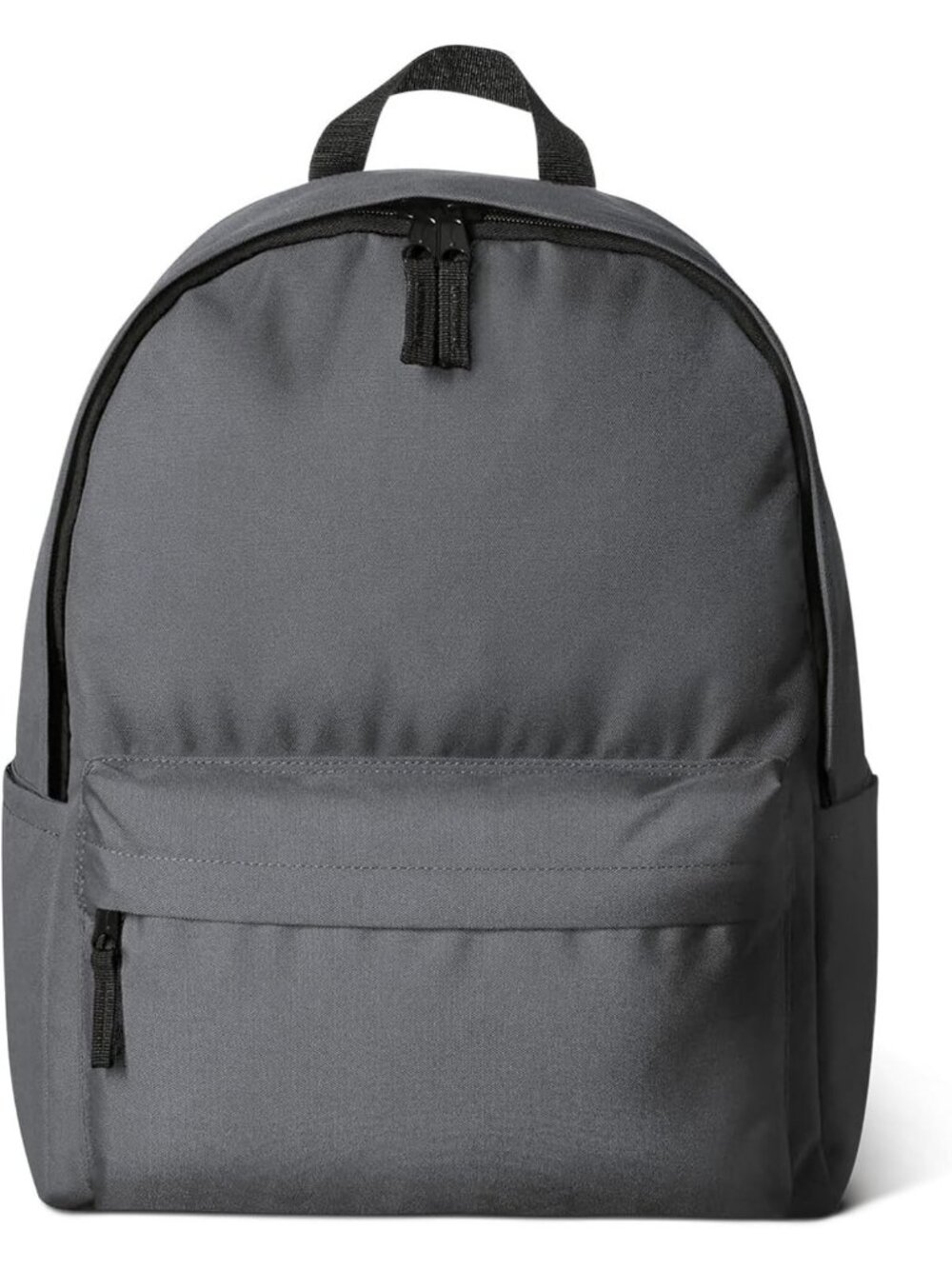 Classic Grey School Backpack with Multiple Compartments, Adjustable Straps